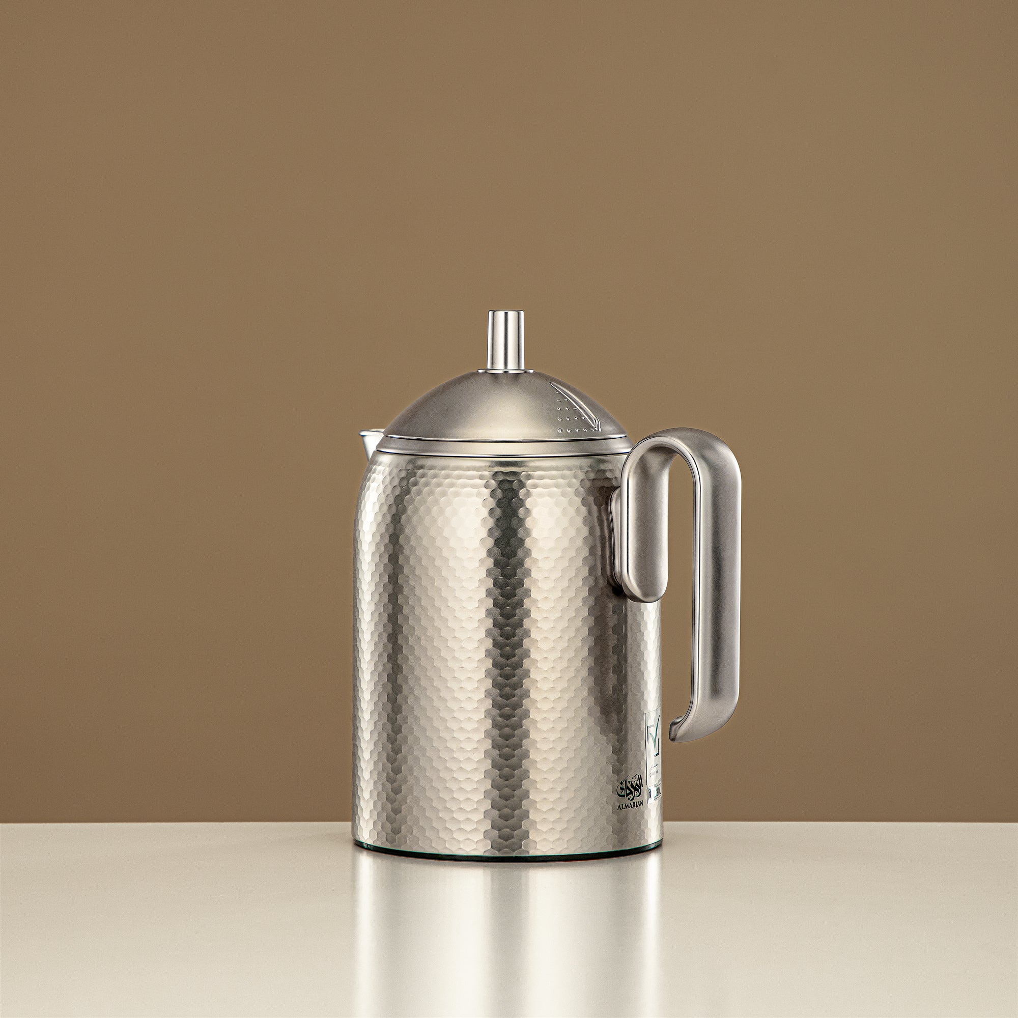 Almarjan Vacuum Flask 0.3L Matt Nickel