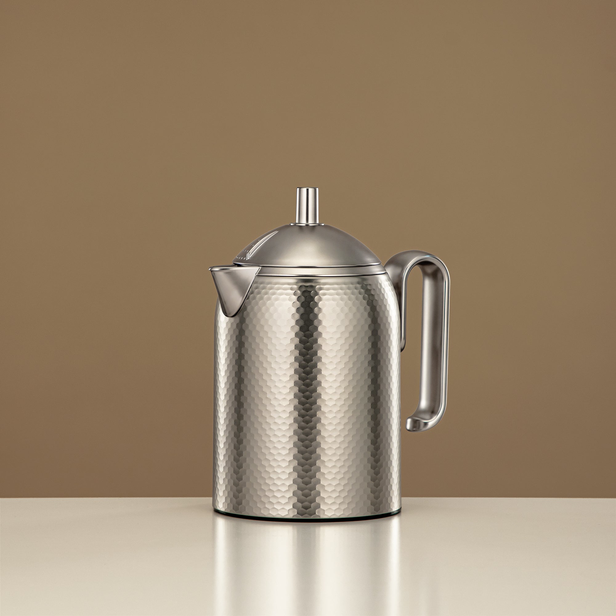 Almarjan Vacuum Flask 0.3L Matt Nickel