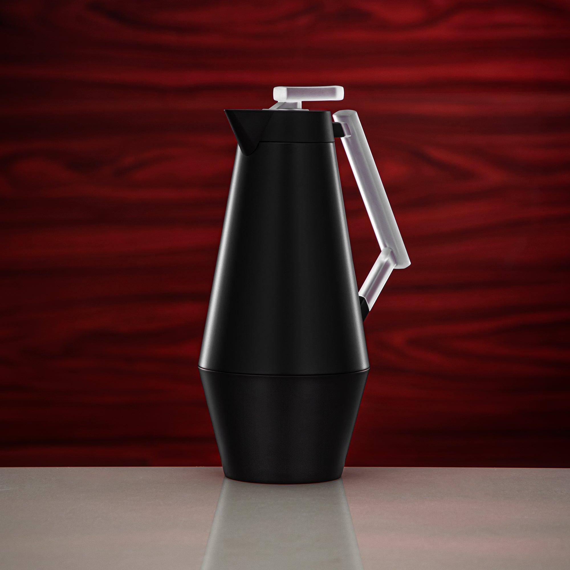 Almarjan Vacuum Flask Set 0.7L & 1L Matt Black & Frost