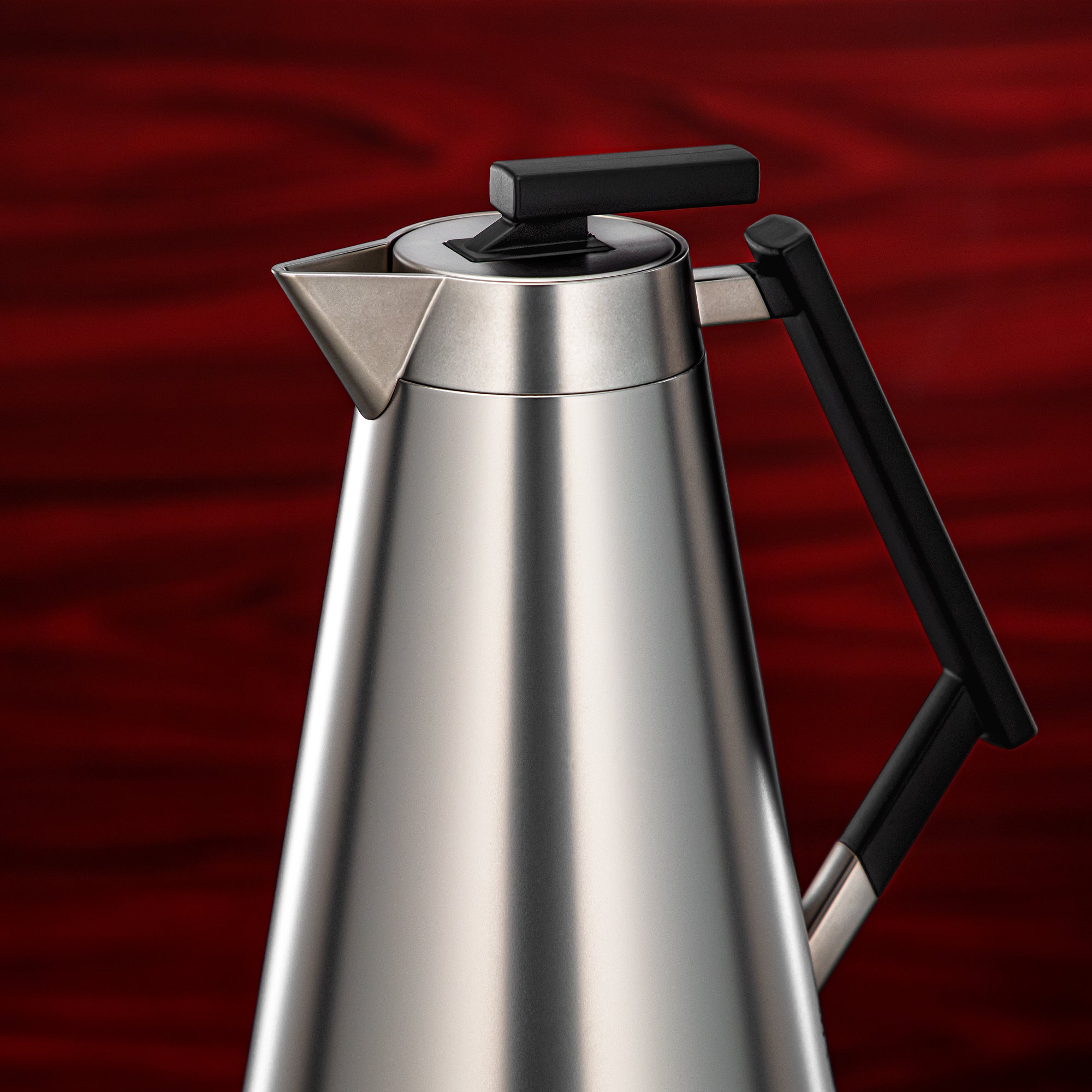 طقم ترامس المرجان 0.7 لتر و1 لتر مطفي نيكل ومطفي أسود