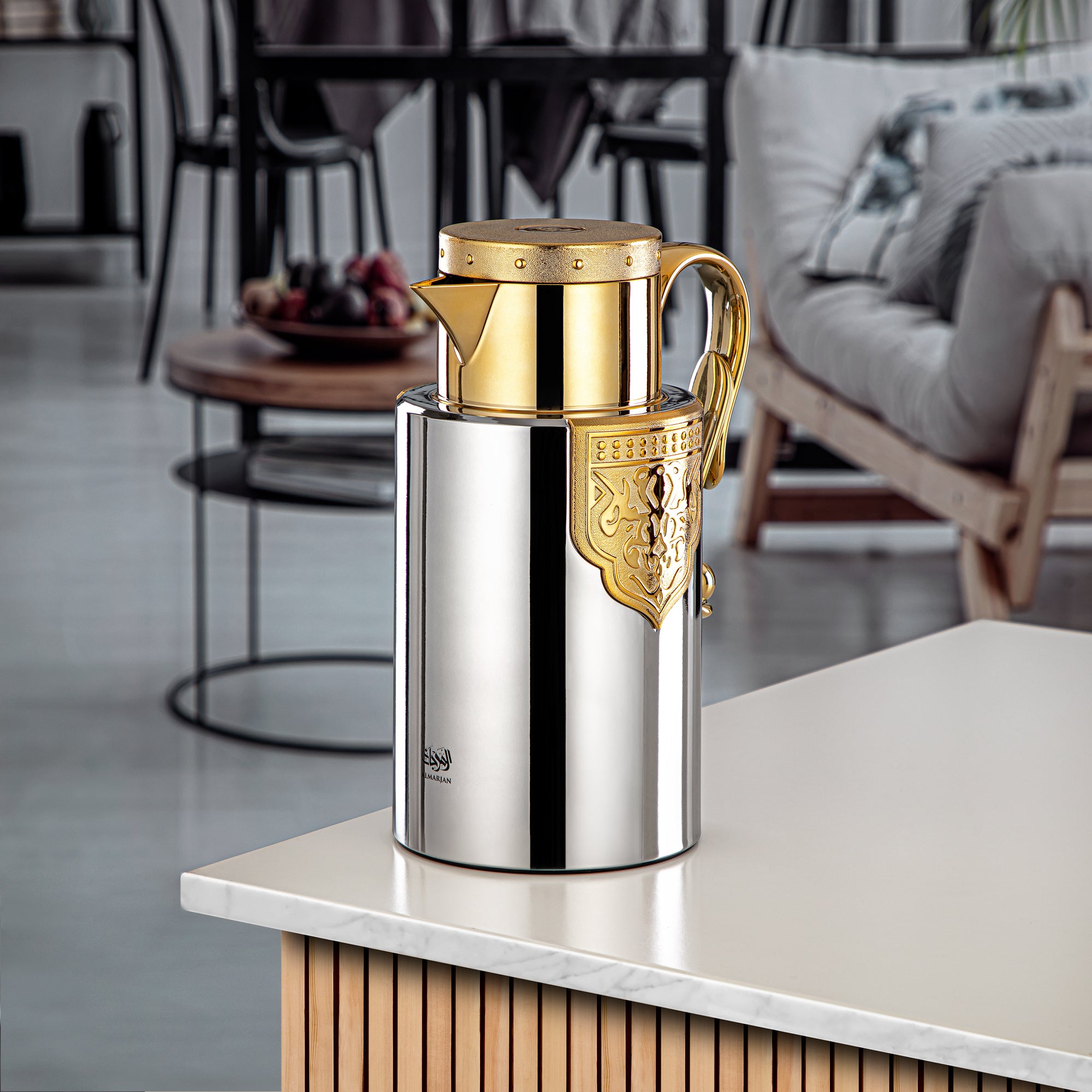 المرجان طقم ترامس فضي وذهبي - FG207 AB-100 C/G