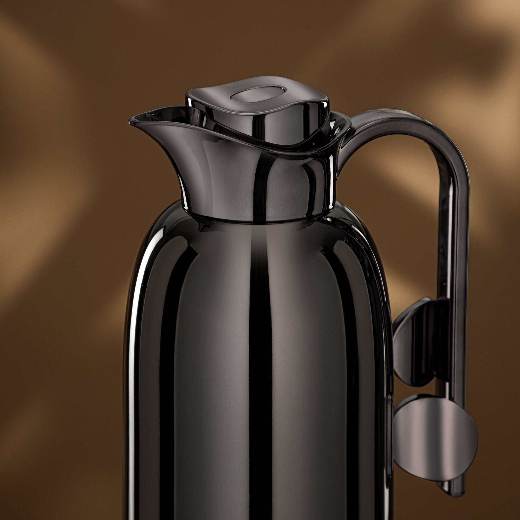 Almarjan Vacuum Flask Set 0.7L + 1L Gun Black