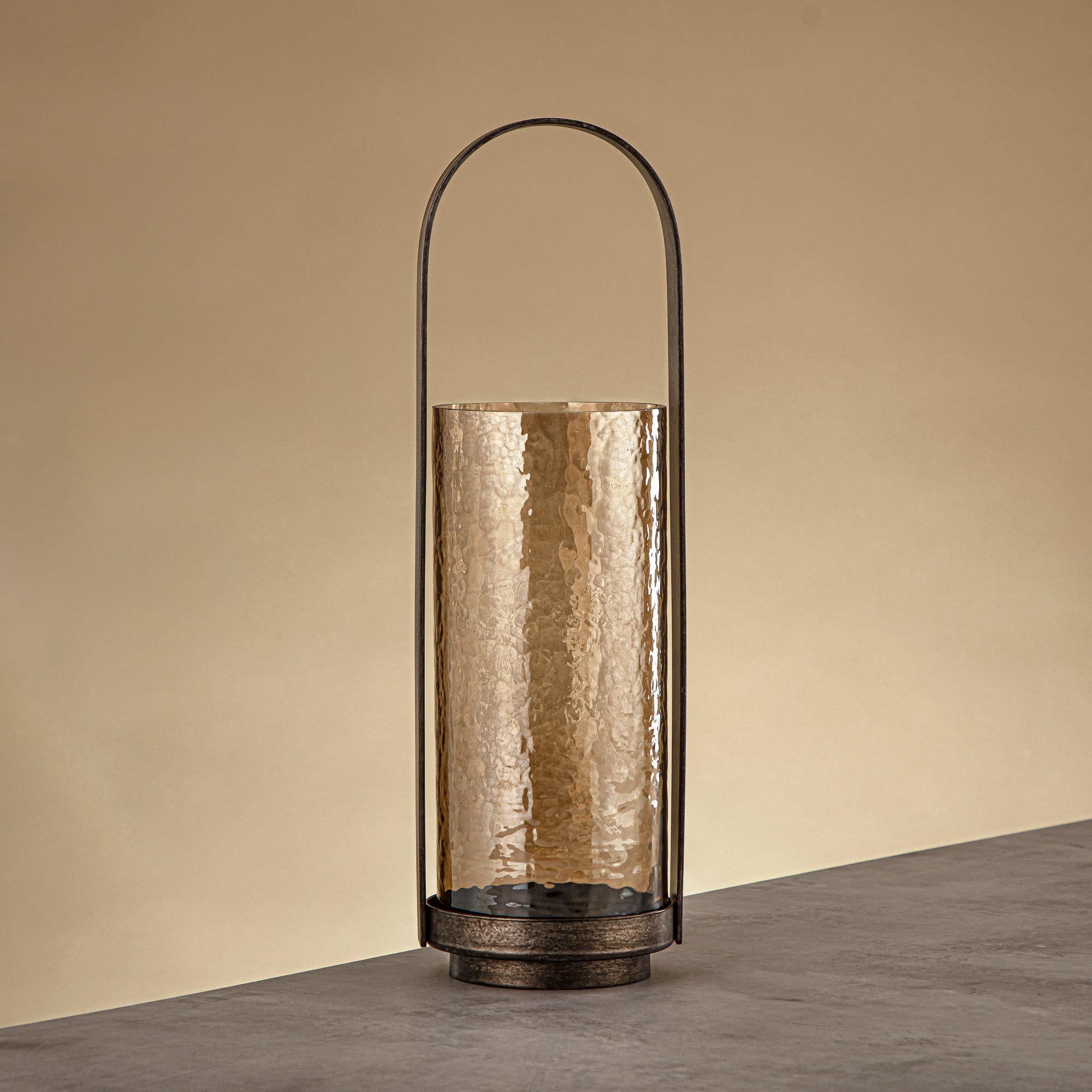 فانوس المرجان هوريكان ٤٢ سم فضي عتيق