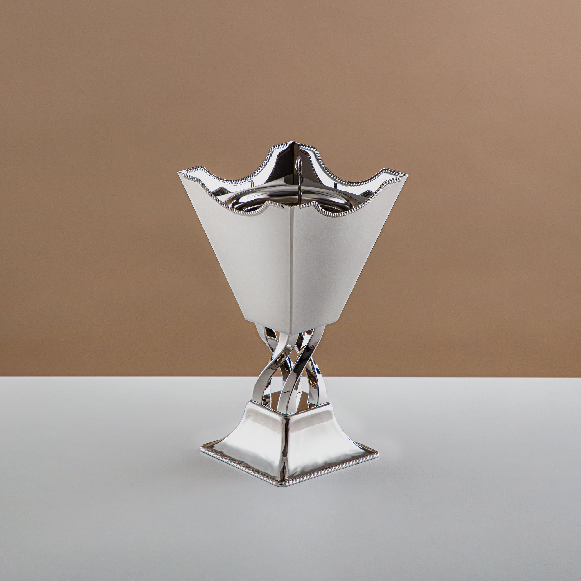 مبخرة المرجان فضي، متوسط (HT2408010) مبخرة عود