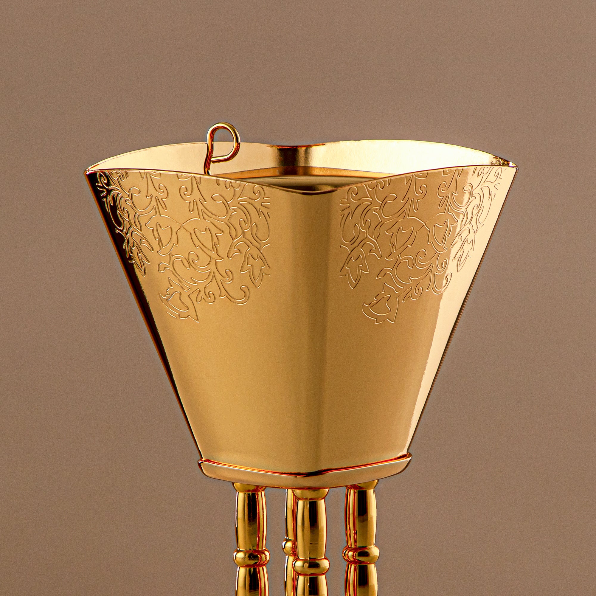 مبخرة المرجان ذهبي، متوسط (HT2408014) مبخرة عود