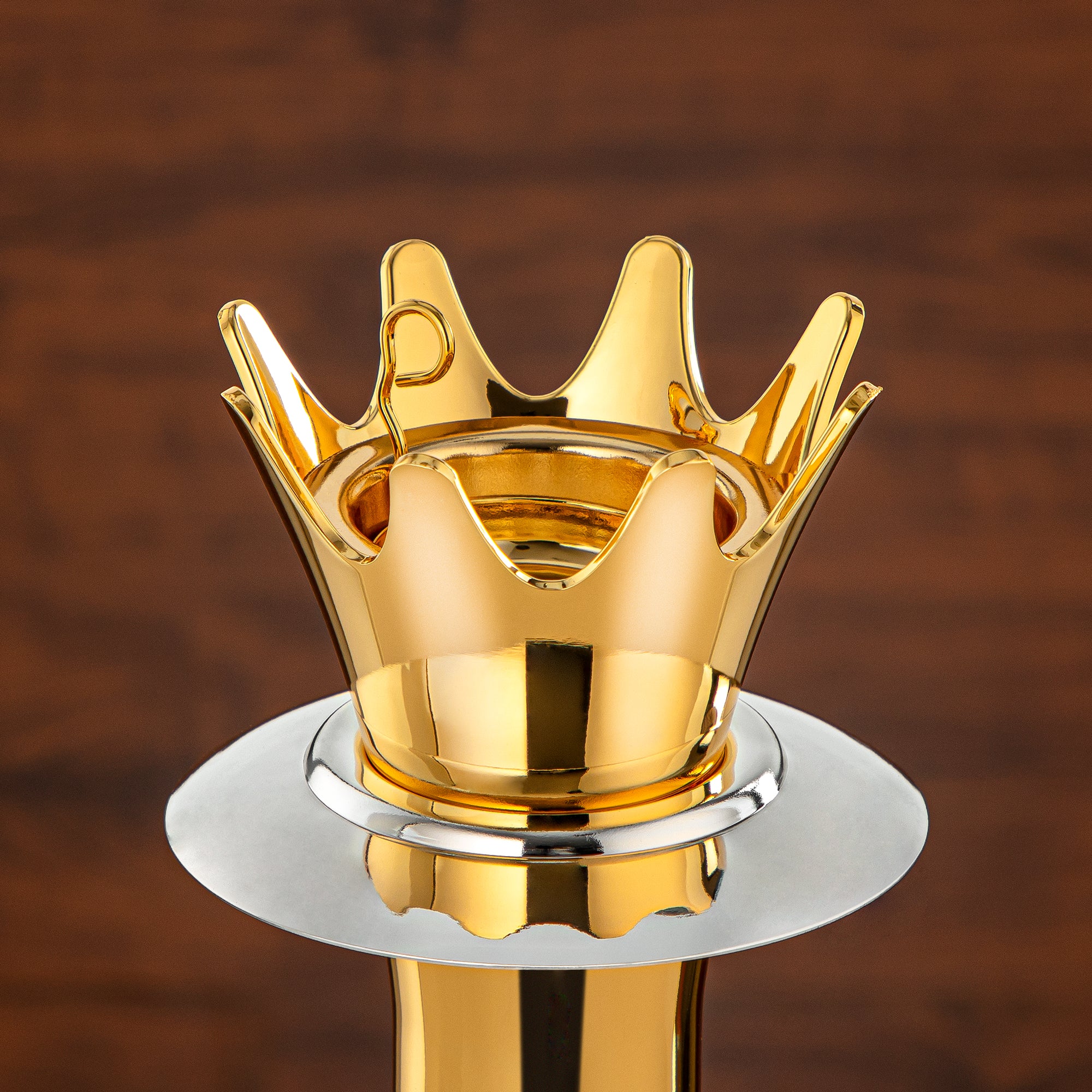 مبخرة المرجان 10 سم فضي وذهبي - HT2411013