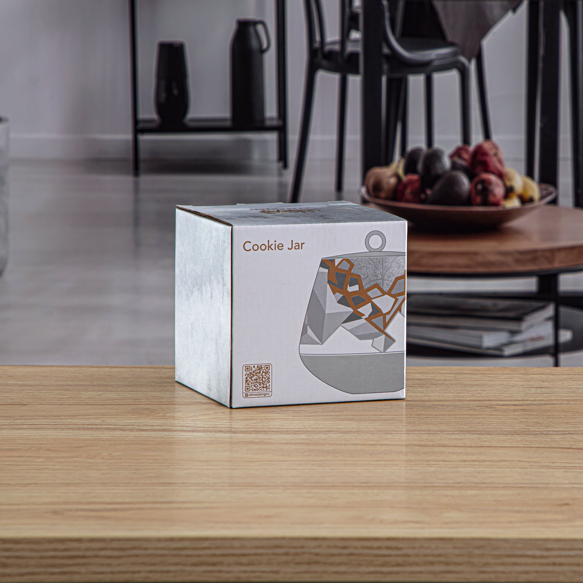 برطمان كوكيز بورسلين من المرجان 700 مل - 1235