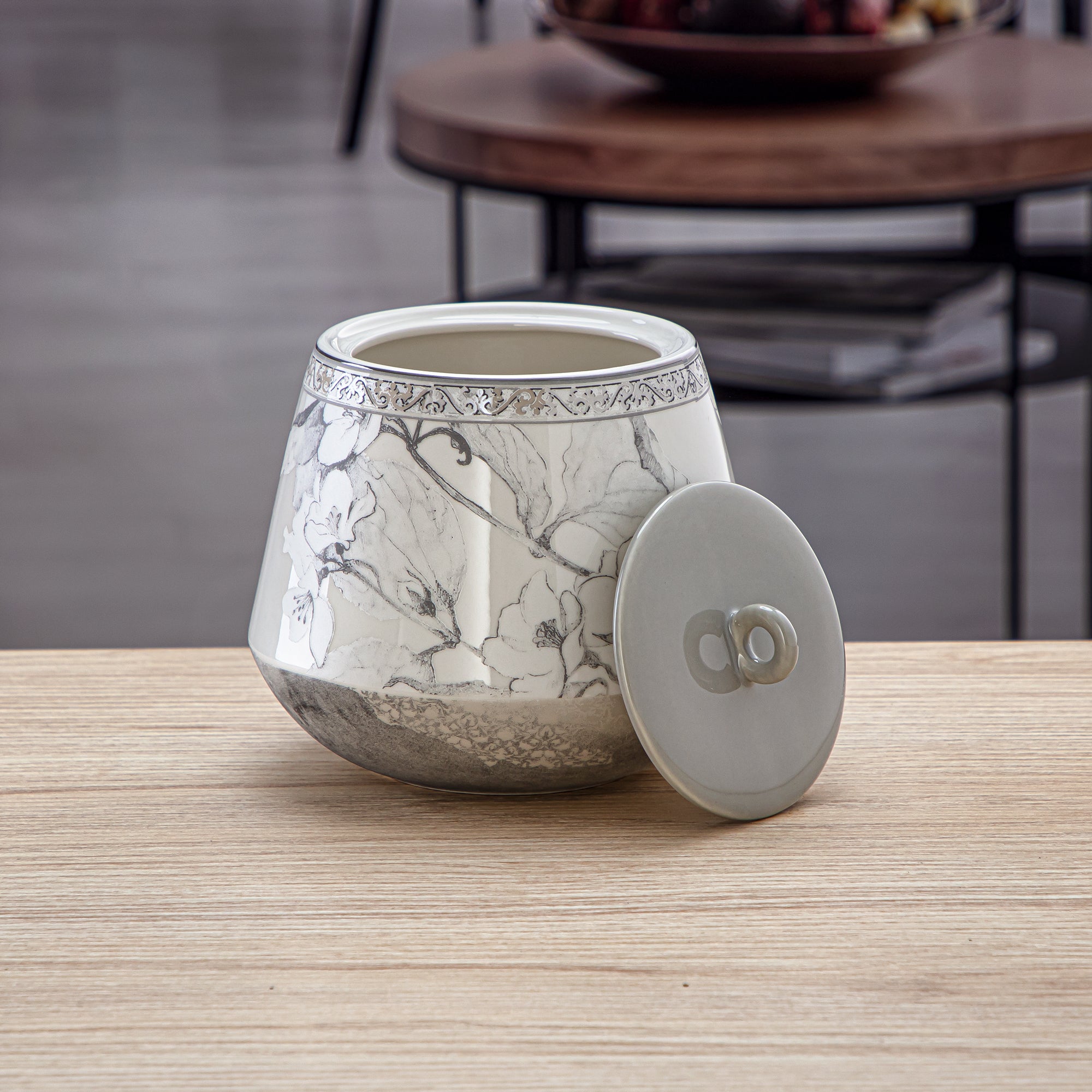 برطمان كوكيز بورسلين من المرجان 1200 مل - 8588