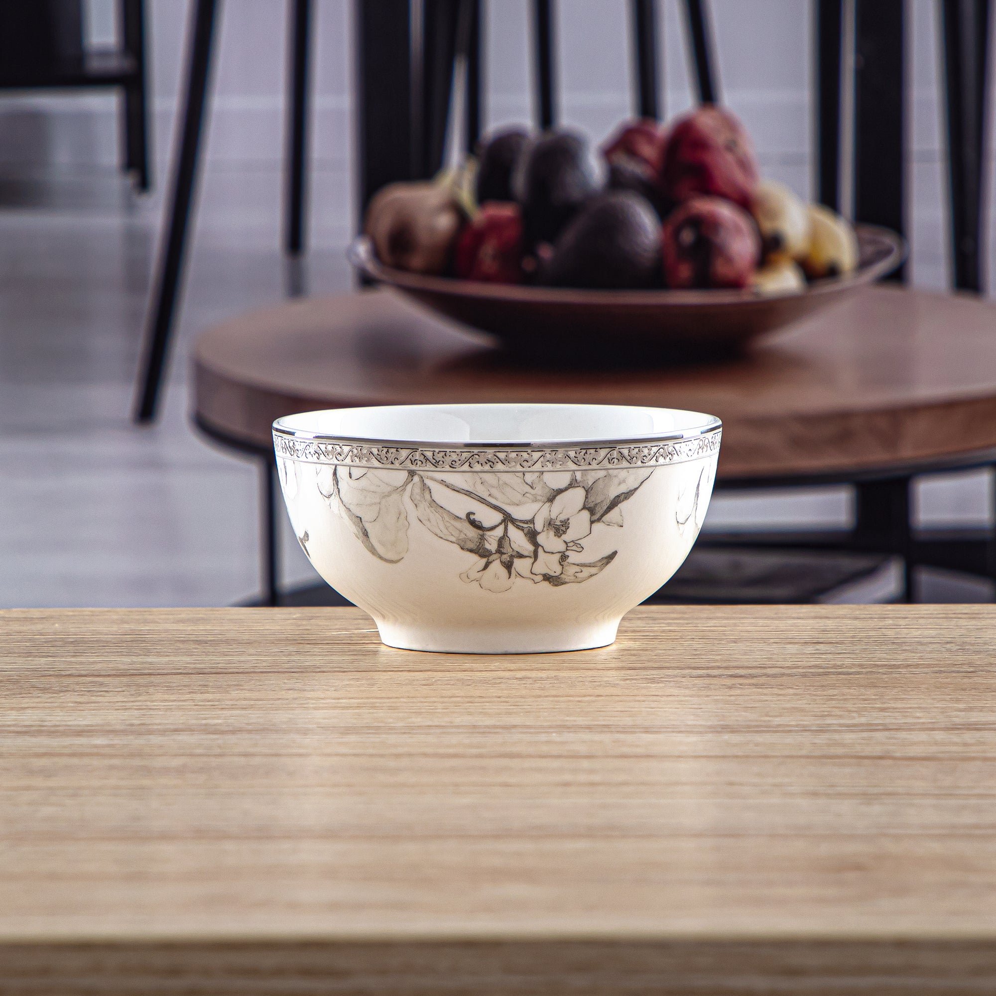 طقم اوعية بورسلين من المرجان 6 قطع - 8588