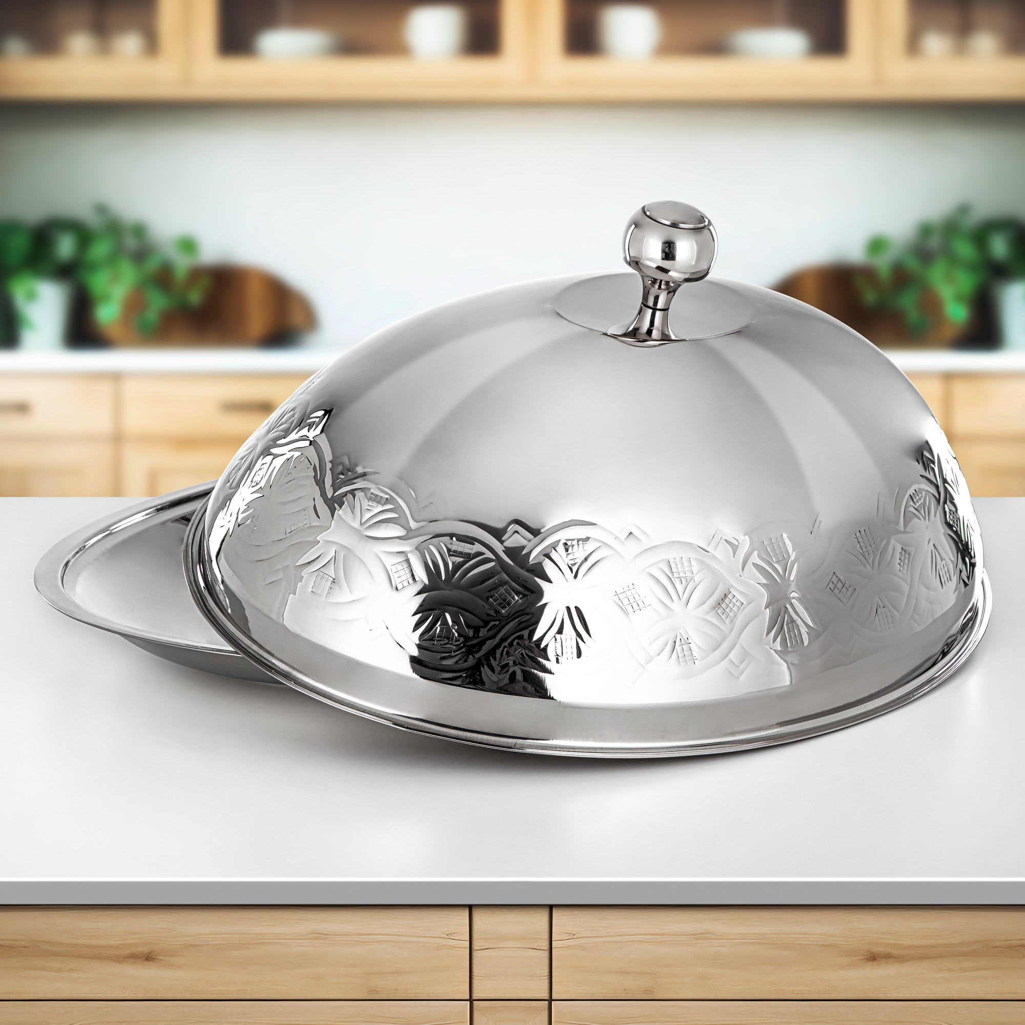 صينية كوزي المارحان 75 سم فضي (STS0293306)