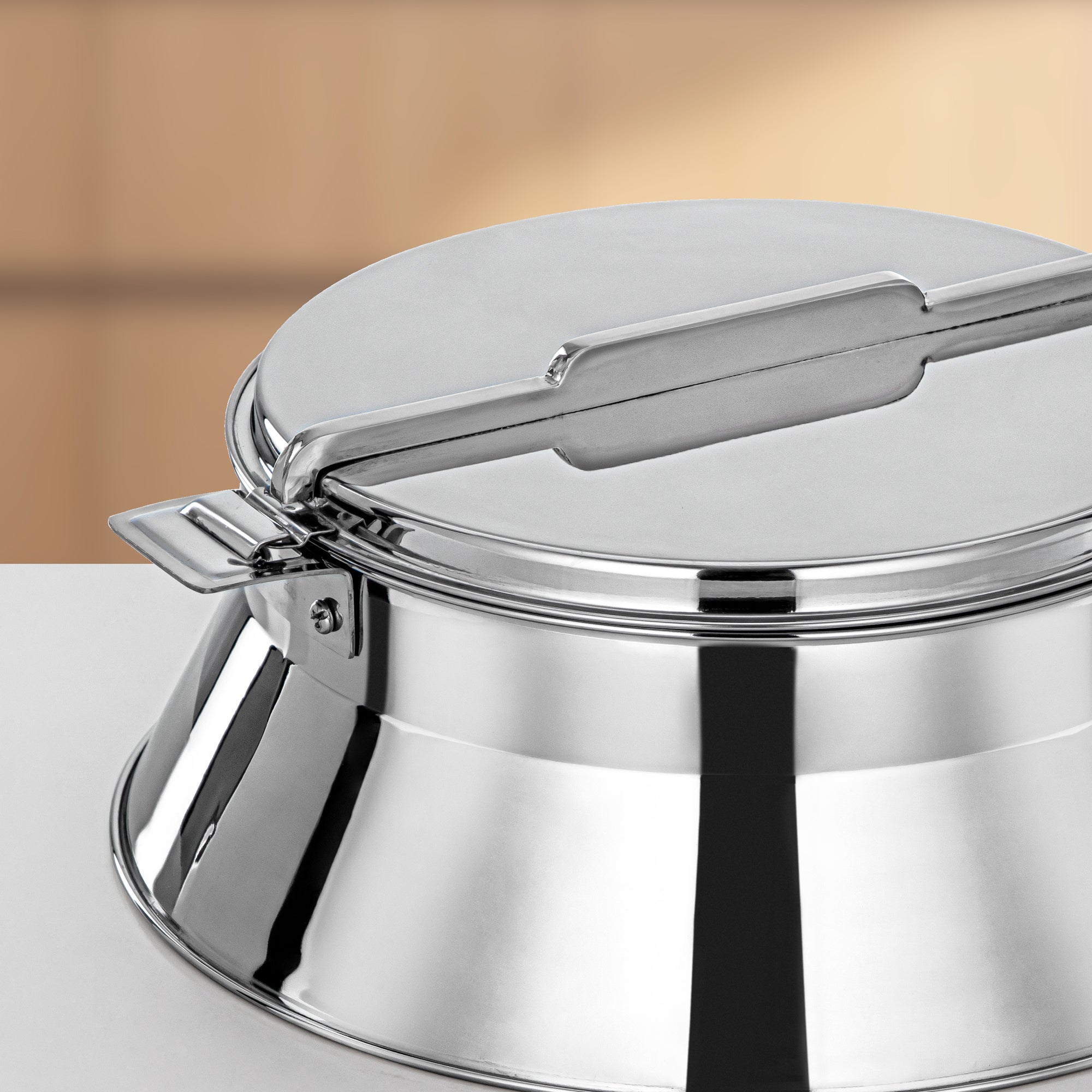 Almarjan Hot Pot Set Stainless Steel 3000ml + 4000ml + 6000ml (H25P8) – Dalal Collection | Modern Design for Ramadan & Gatherings