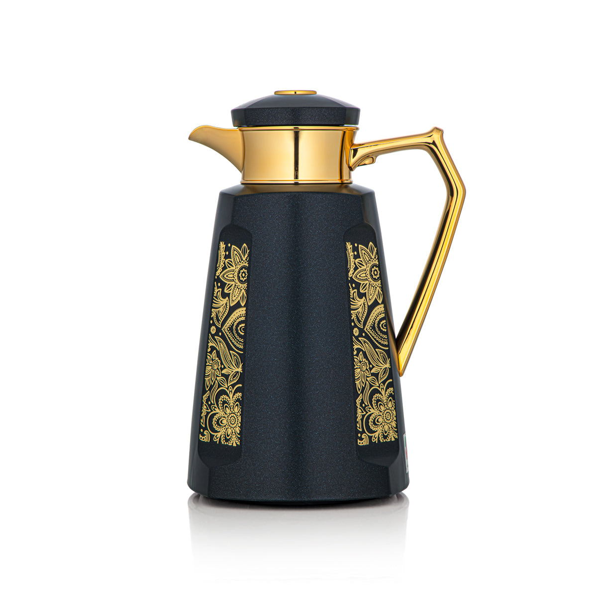 Almarjan 2 Pieces Vacuum Flask Set Black & Gold - PRP-0700/1000Q75YZP99Y-H188