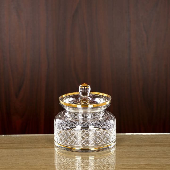 Almarjan 450 ML Glass Candy Bowl - 0187T-SFY