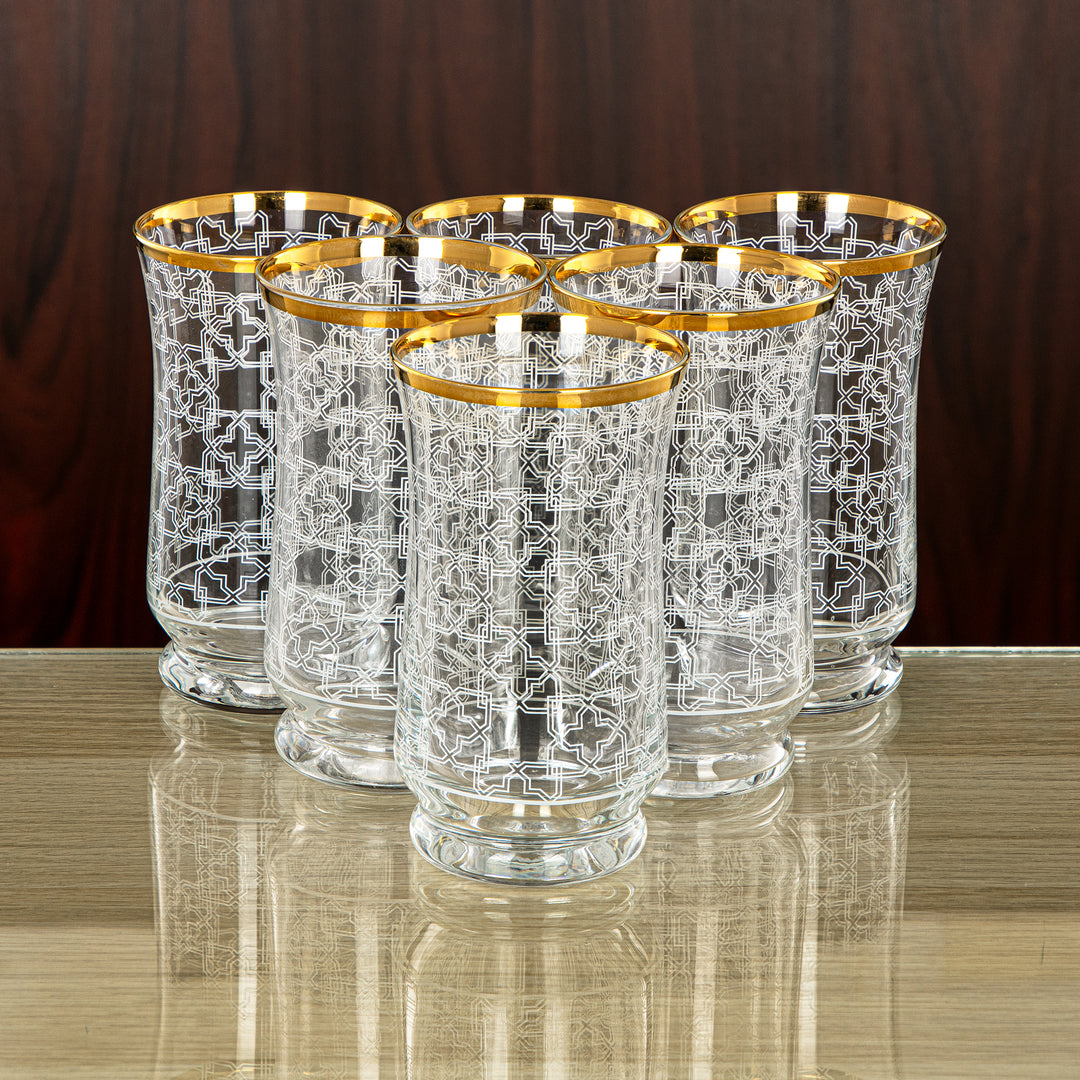 Almarjan 250 ML Glass Water Cup - 1102B-SZH