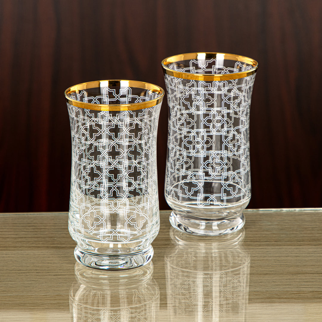 Almarjan 250 ML Glass Water Cup - 1102B-SZH