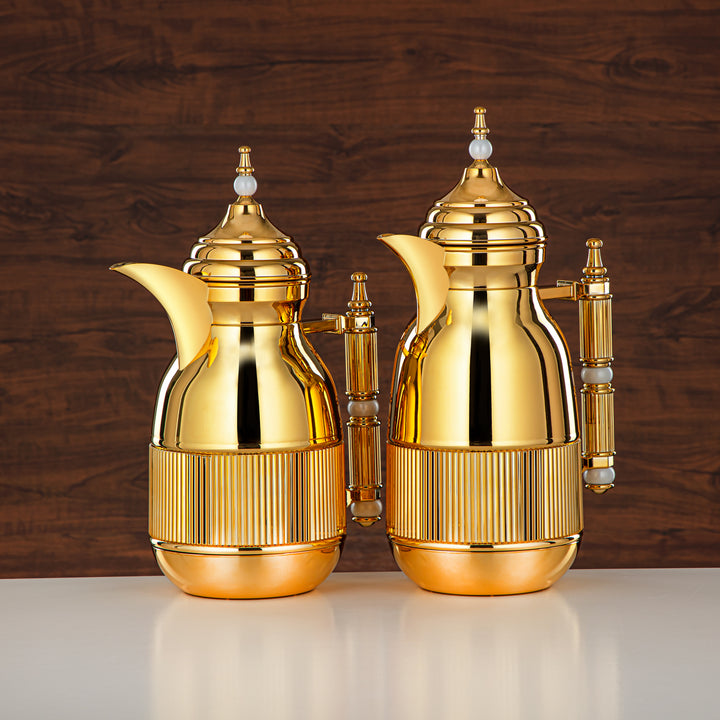 Almarjan 2 Pieces Vacuum Flask Set Gold - CALD-FGD