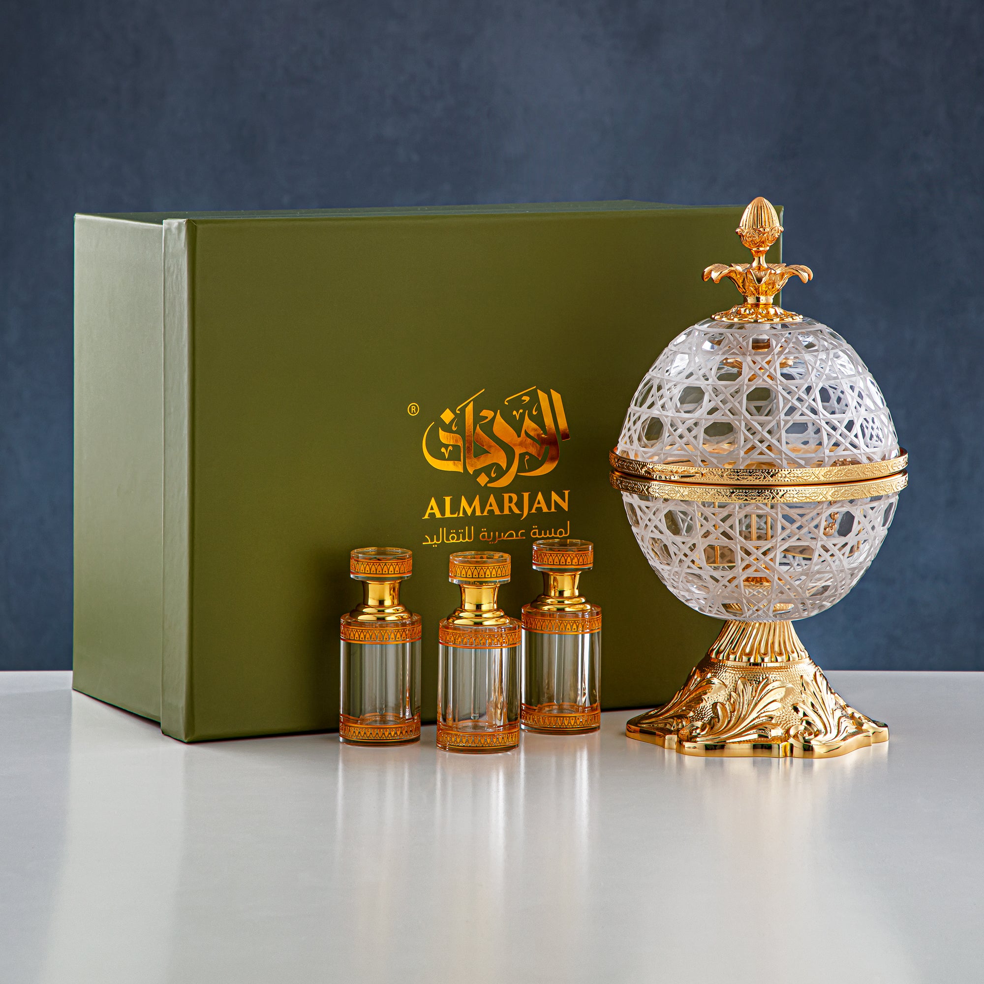 Almarjan Glass Perfume Set CC20230908