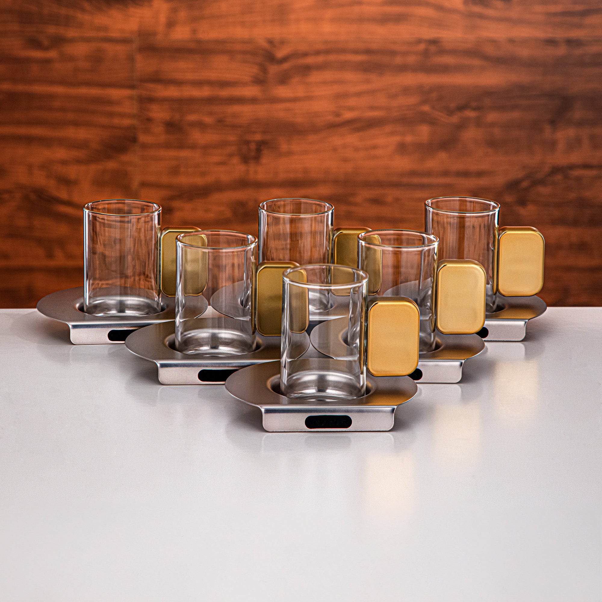 دائمًا طقم الترمس المرجان 0.5 لتر و1 لتر نيكل مطفي وذهب مطفي (FG815-21 MNI/MG)