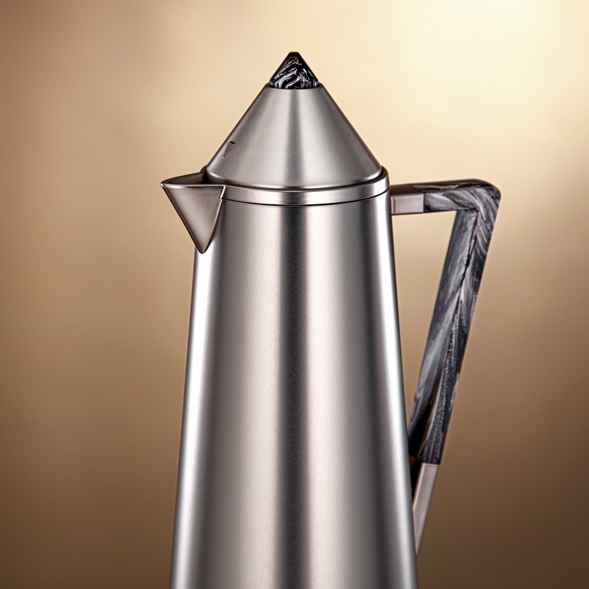 المرجان فلاسكة تفريغ الهواء بلمسة نيكل غير لامعة ورخام – رمضان والتجمعات