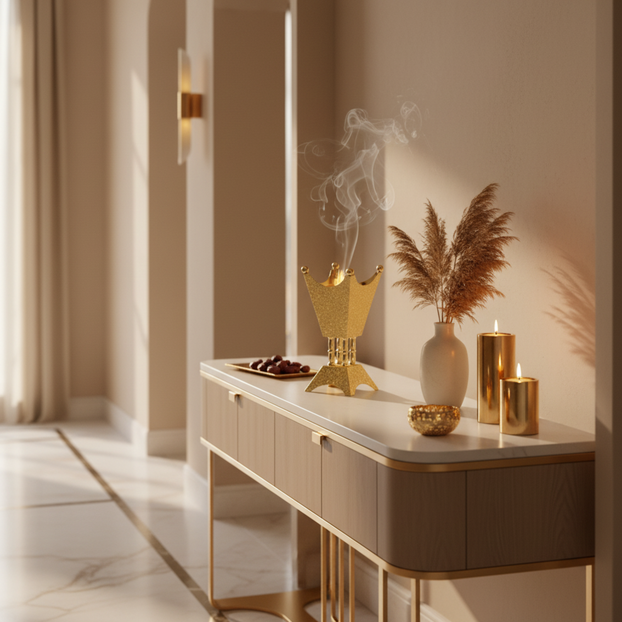 مبخرة المرجان نحاس 22 سم