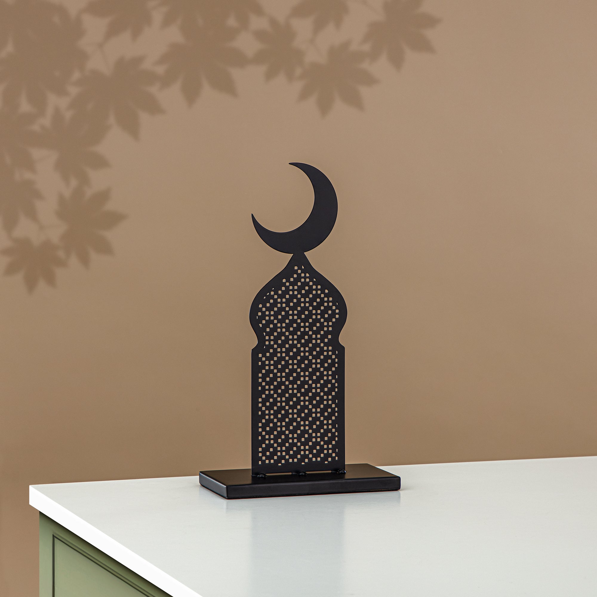 زينة طاولة القمر المجران، أسود (MD-3032 B) - زينة رمضان