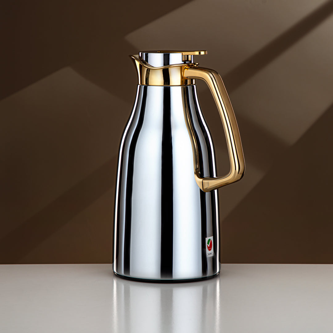 Almarjan 1.3 Liter Vacuum Flask Silver & Gold - RGC-1300CC95