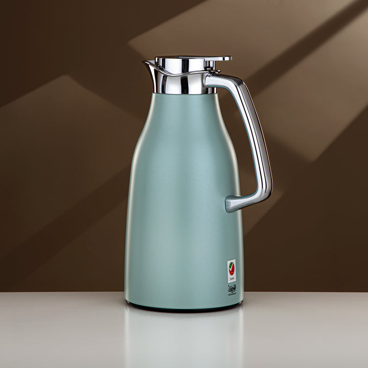 Almarjan 1.3 Liter Vacuum Flask Matt Green & Silver - RGC-1300Q405YZC