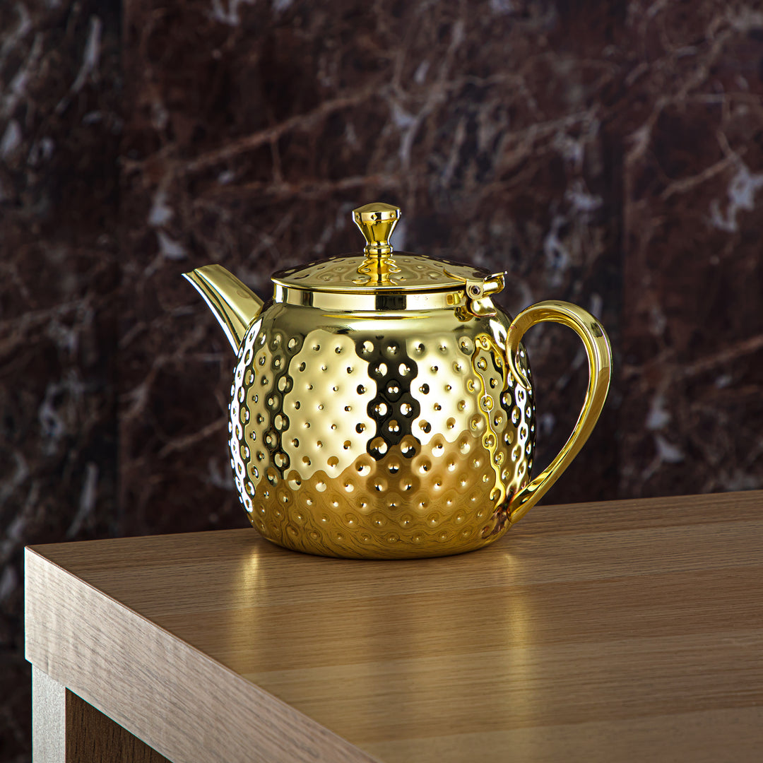 Almarjan 1.2 Liter Stainless Steel Teapot Gold - STS0010617