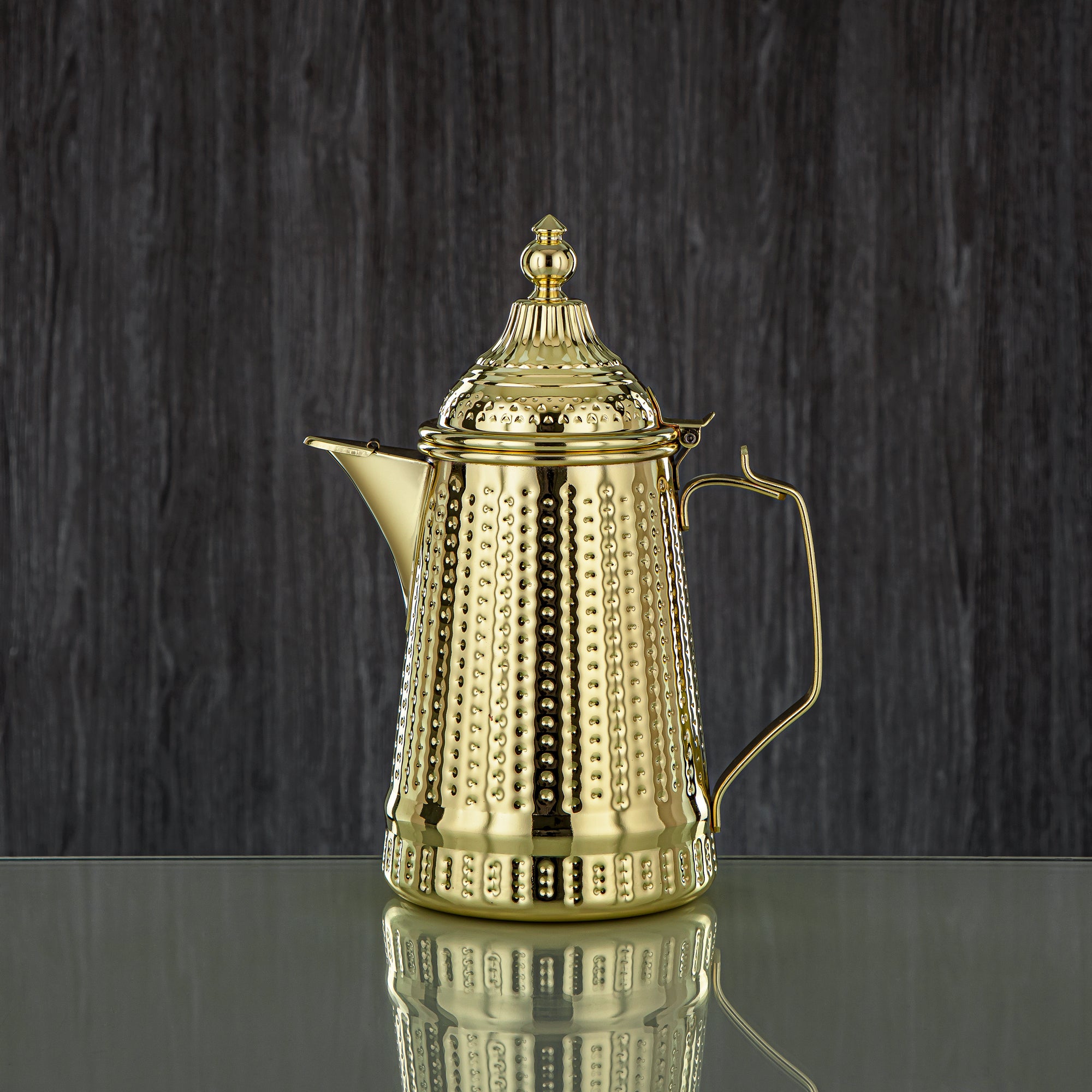 Almarjan 1.5 Liter Barari Collection Stainless Steel Milk Jug Gold - STS0013072