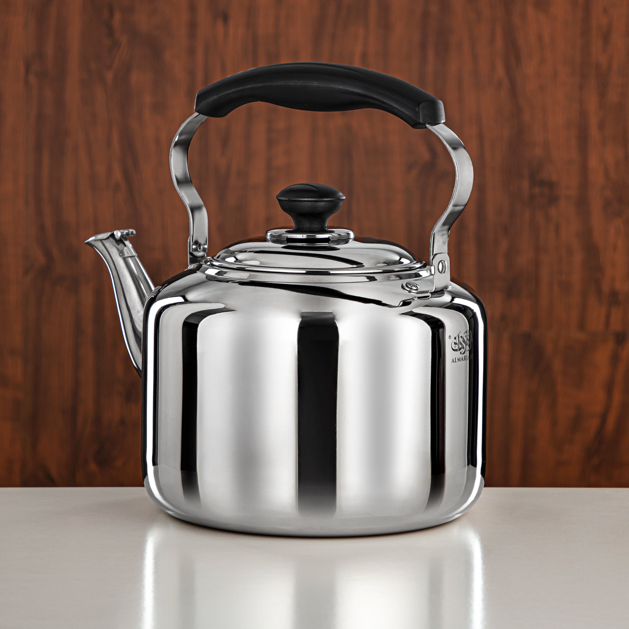 Almarjan 7 Liter Stainless Steel Whistling Kettle Silver SB980170