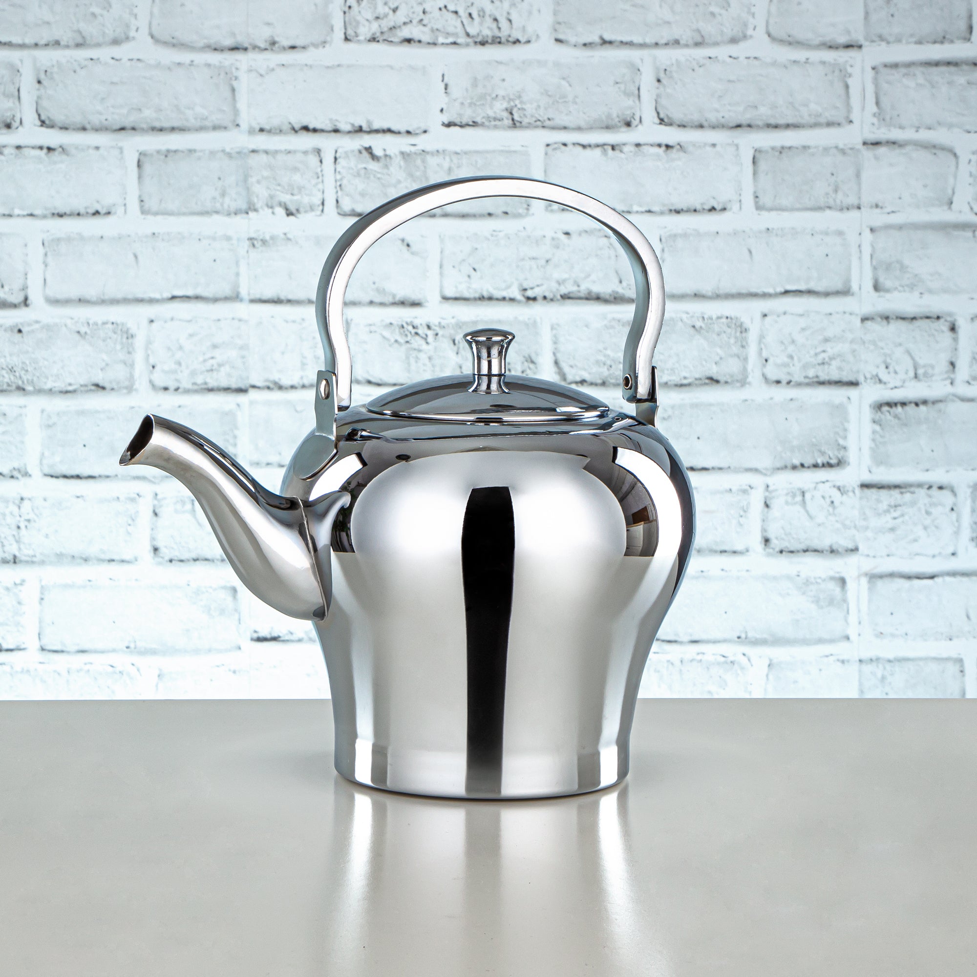 Almarjan 2.5 Liter Albawadi Collection Stainless Steel Kettle Silver - STS0013130