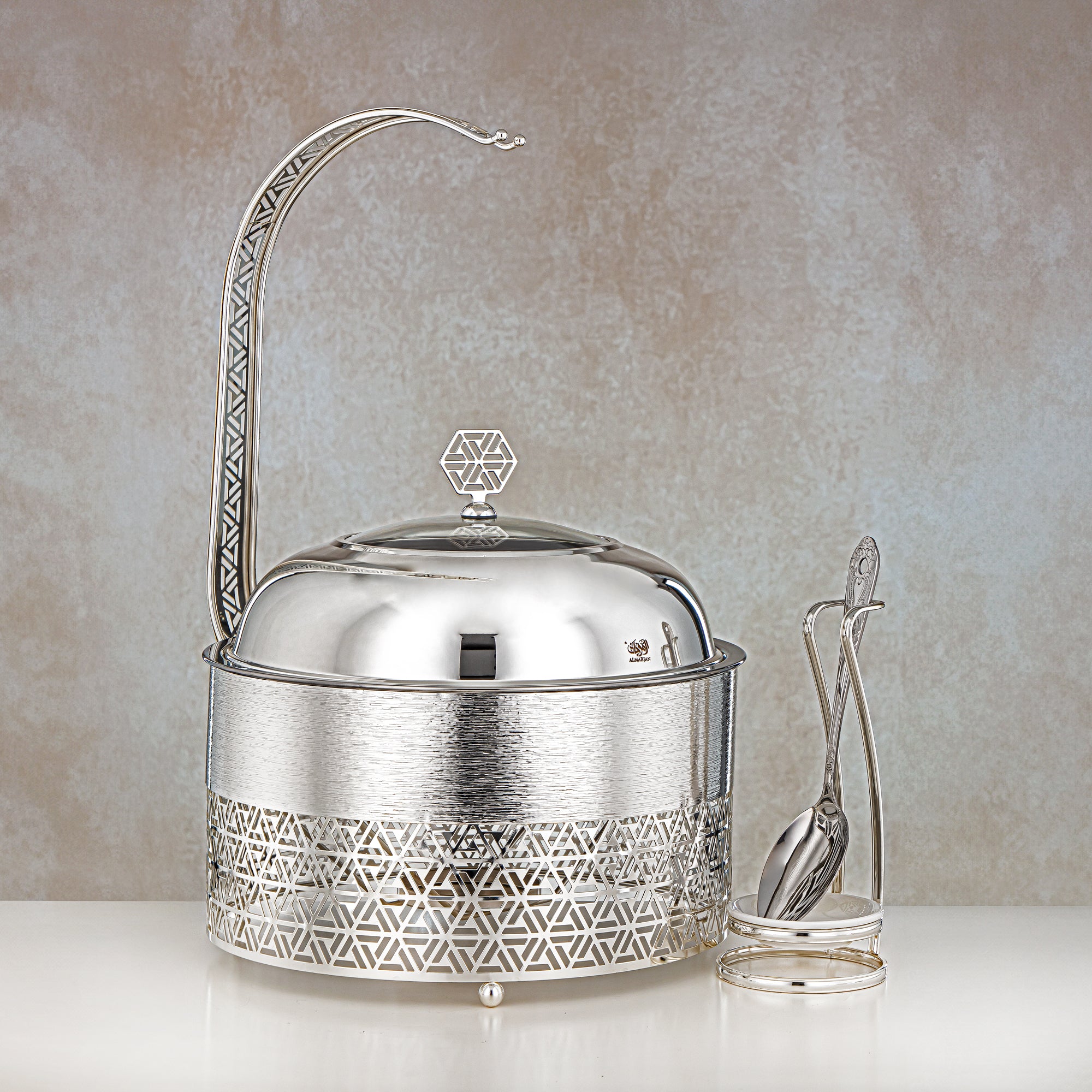 Almarjan 4000 ML Chafing Dish Silver - STS0013208