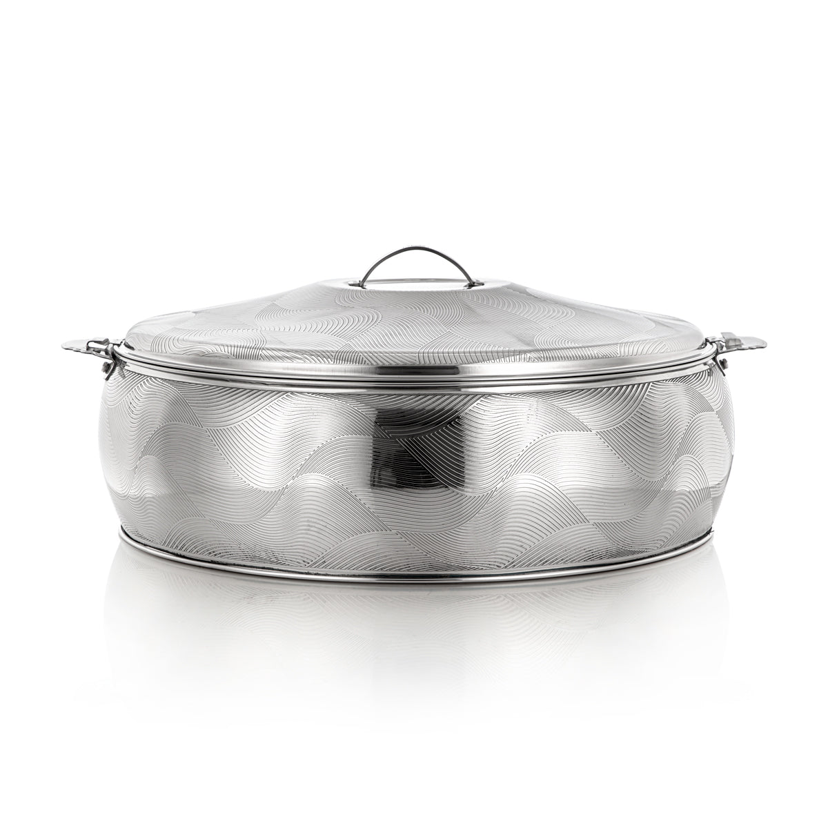 Almarjan 45 CM Noor Collection Stainless Steel Hot Pot - H23E5