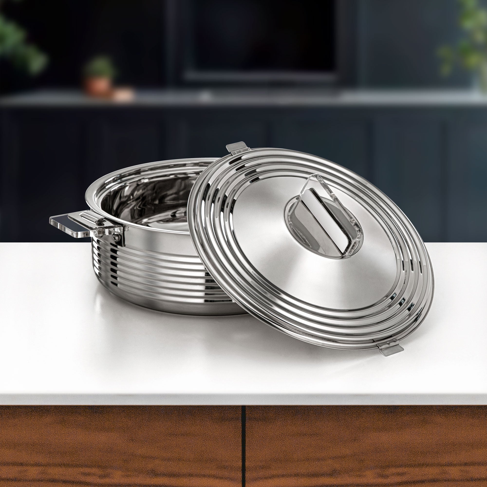 Almarjan Mahra Hot Pot 5 L Silver (H25P3)