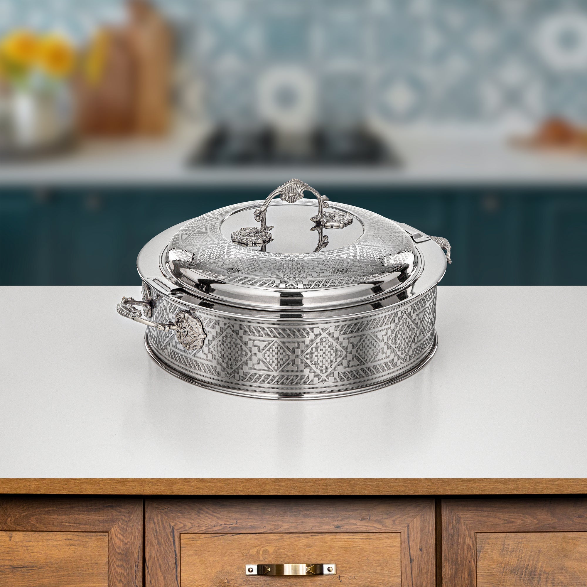 حرارات المرجان ٣٠ سم فضي – مجموعة أريج