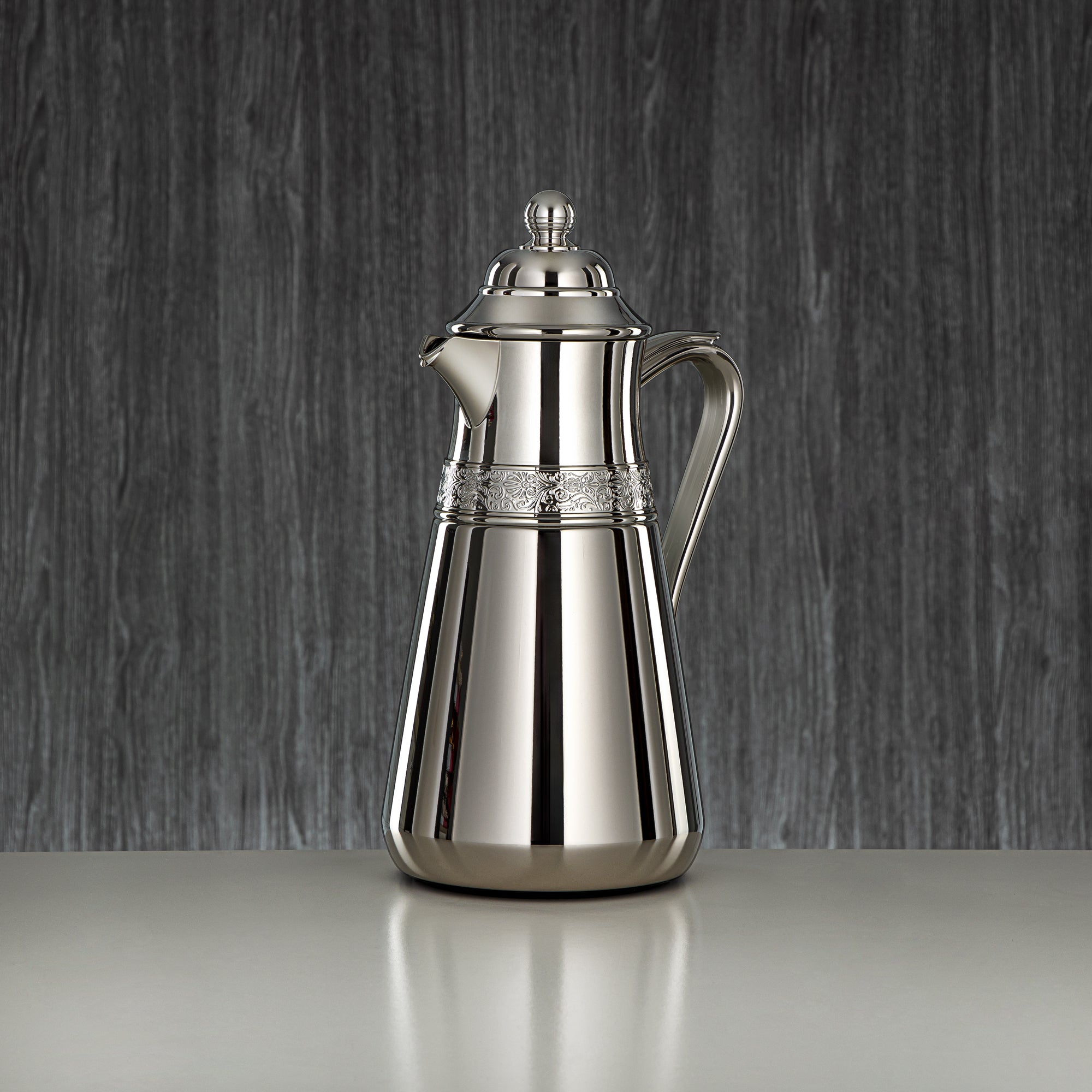 Almarjan Vacuum Flask Set, 0.7L + 1L, Silver (UMC-A0700/B1000 E2) - Classic & Elegant