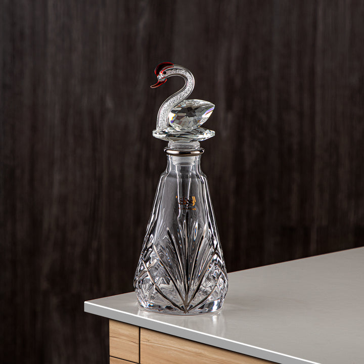 زجاجة عطر المرجان 200 مل (VR-D30-5-Silver) - زجاج بمقبض بجعة | مجموعة البجعة