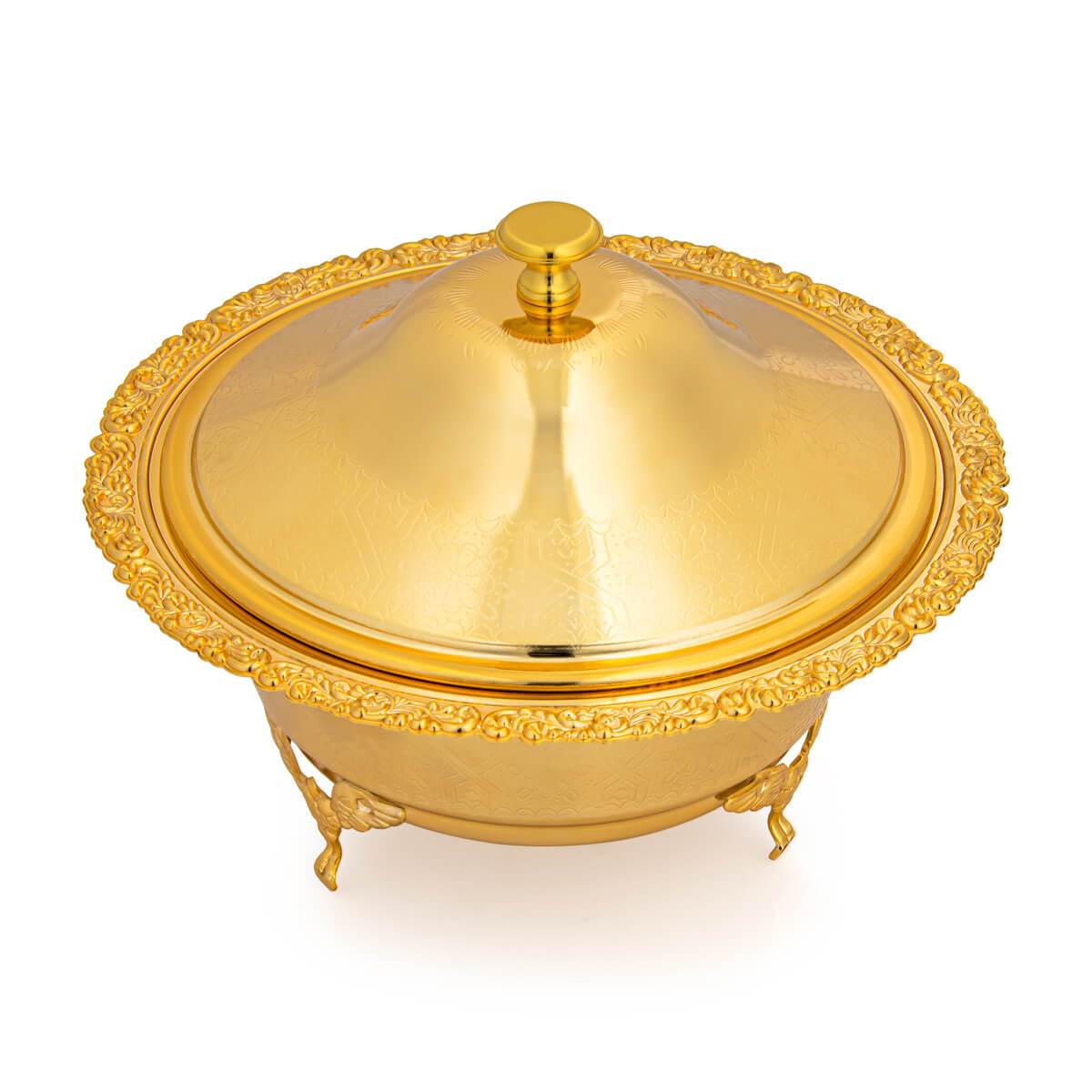 Shop 20 CM Date Bowl With Cover Goldat Almarjanstore.com - UAE