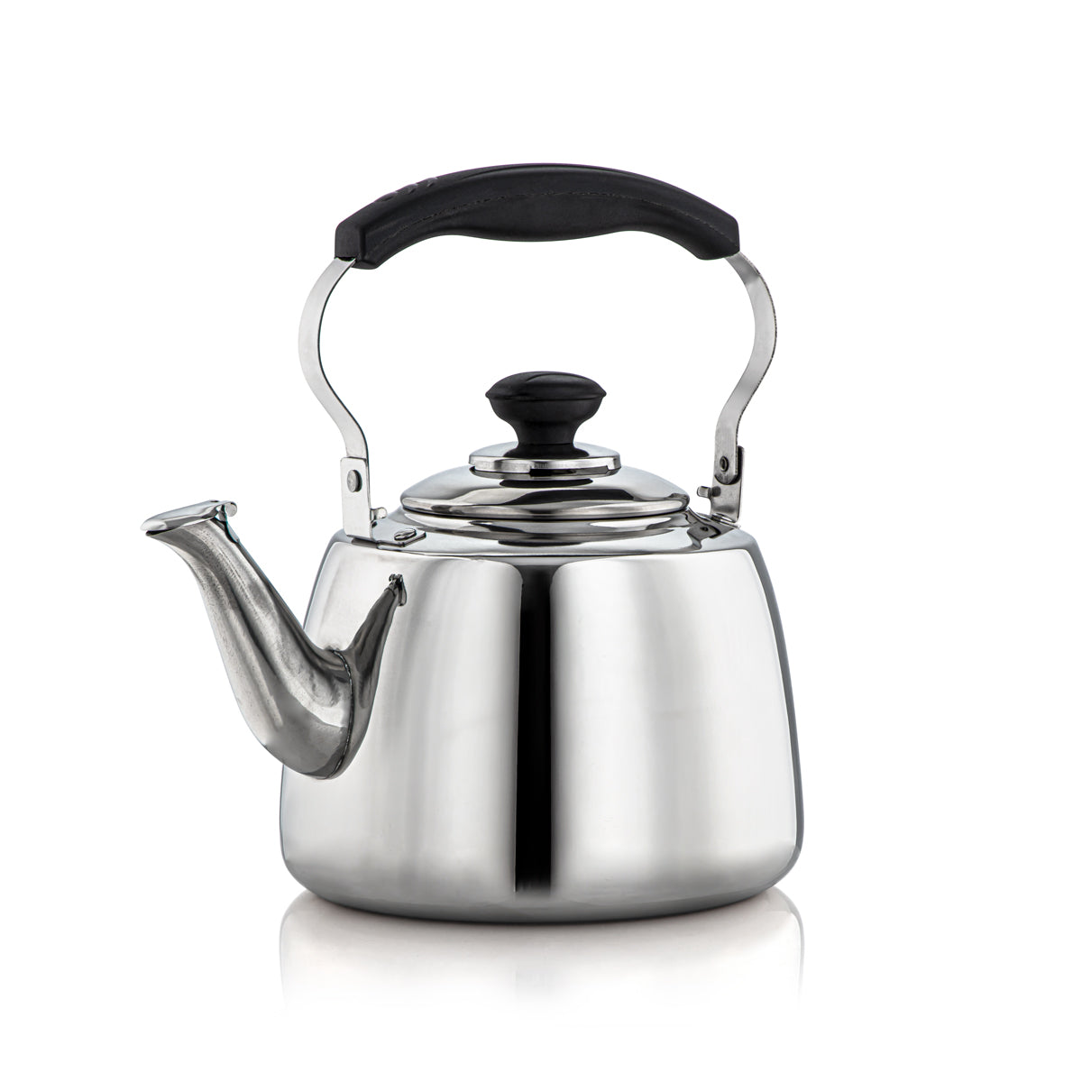 Almarjan 3.5 Liter Amani Collection Stainless Steel Whistling Kettle Silver - STS0010906