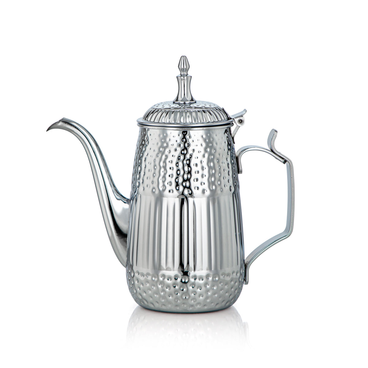 Almarjan 1 Liter Marabaa Collection Stainless Steel Milk Jug Silver - STS0010946