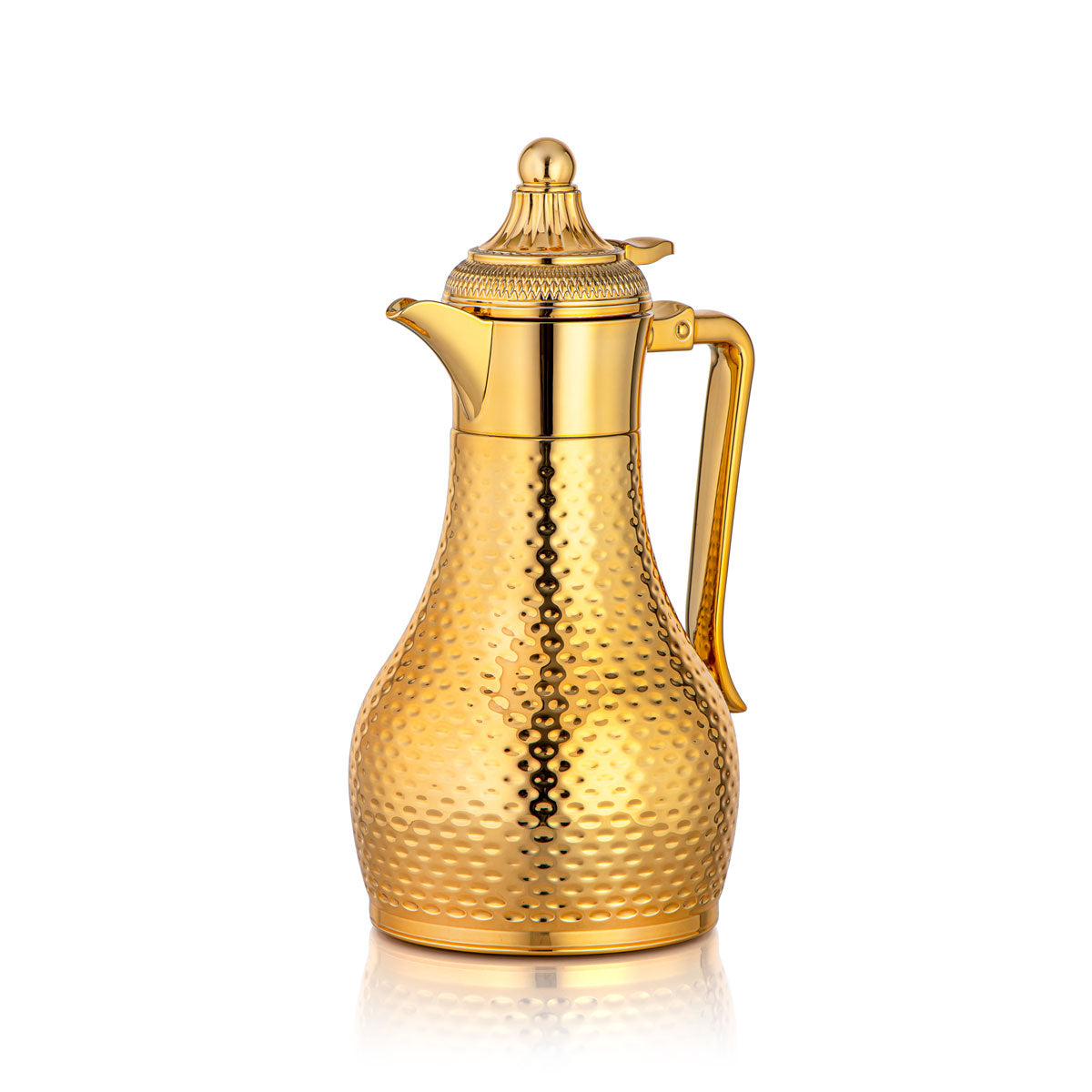 Almarjan 0.8 Liter Stainless Steel Vacuum Tea Dallah Gold - SUT/H-080-G