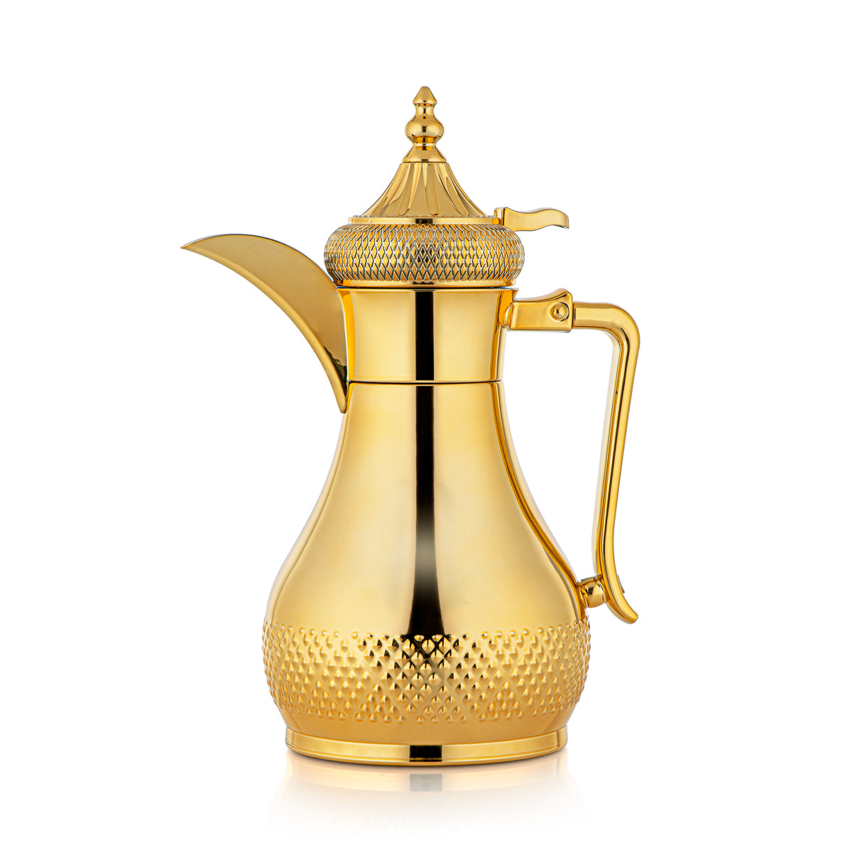 Almarjan 1 Liter Stainless Steel Vacuum Dallah Gold - SWD/D-100-G