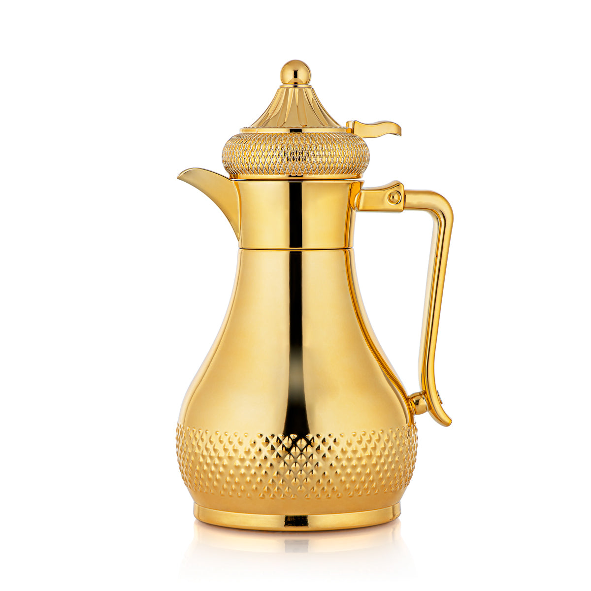 Almarjan 1 Liter Stainless Steel Vacuum Dallah Gold - SWT/D-100-G