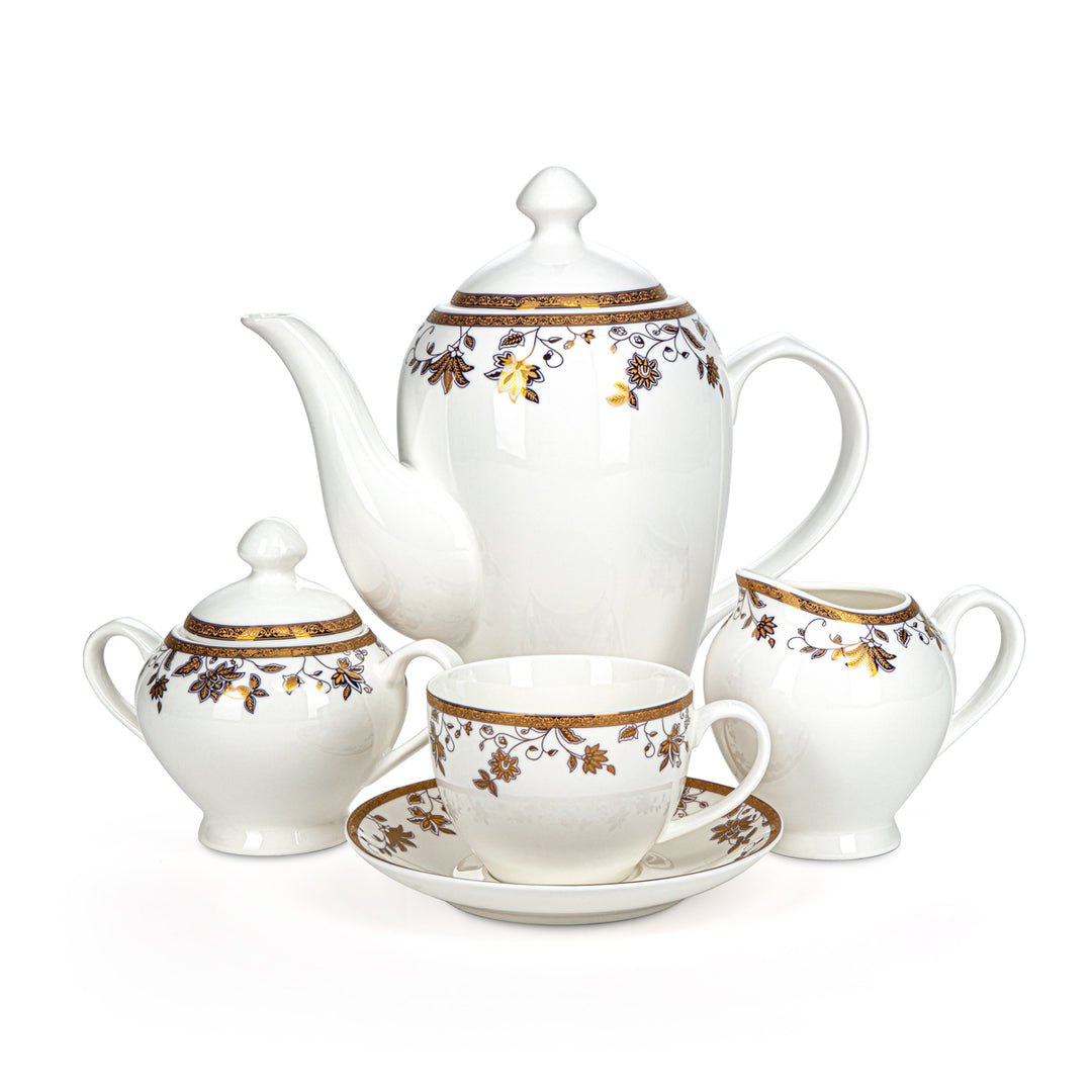 Almarjan 46 Pieces Bone China Dinner Set - SX-020