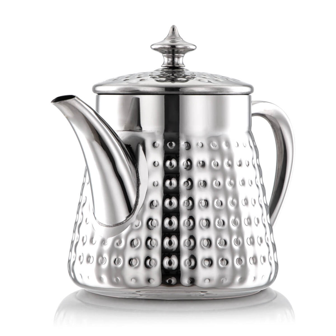 Almarjan 0.7 Liter Stainless Steel Teapot Silver - STS0010603
